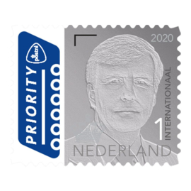 2020. 3896/98  Willem Alexander. Gestanste serie met jaartal 2020 **