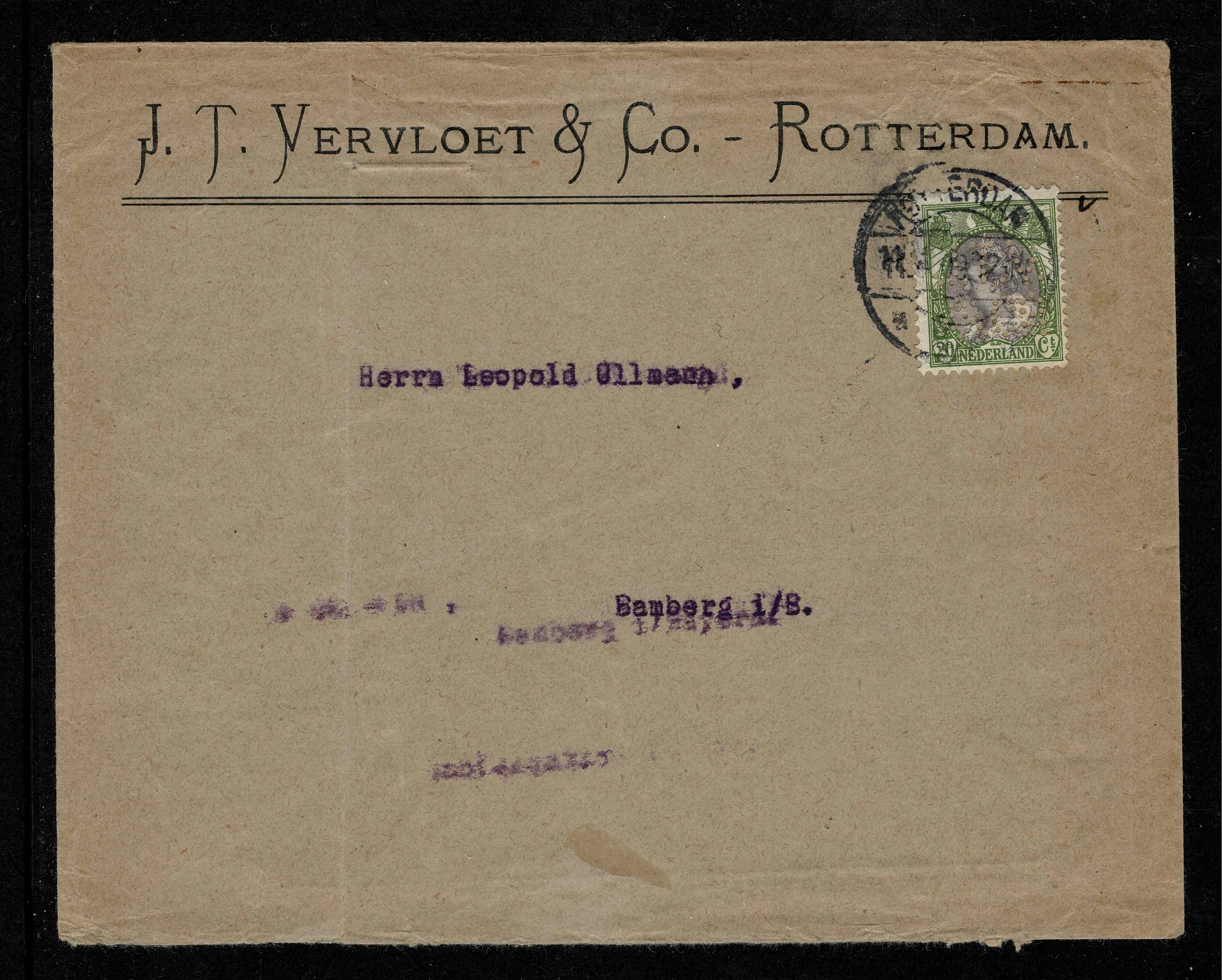 JTV  & Co type 1 J.T. Vervloet en Co Rotterdam