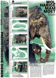 2023/24 Prehistorische Dieren, Uitgebreide set 12 vellen **