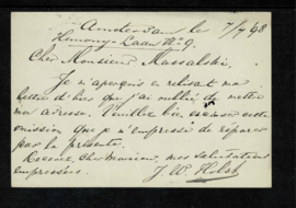 1898. 34. 3 ct. als bijfrankering op postwaardestuk