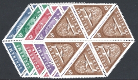 1960. 340/4 Vliegveld Zanderij in ⊞ van 6**