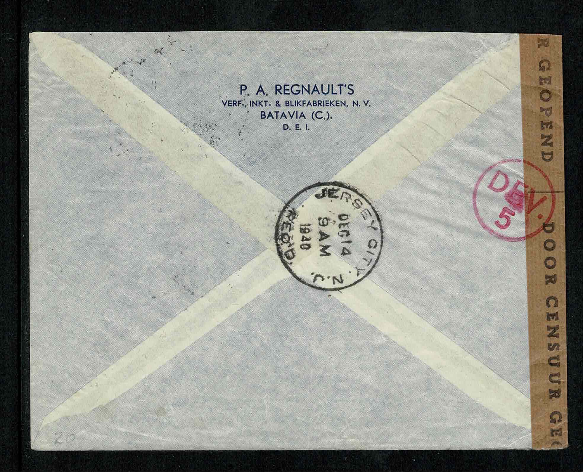 PAR van P.A. Regnault's Verf-, Inkt- en blokfabrieken.