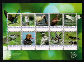 2017. Vogels in 4 seizoenen. Complete set vellen **