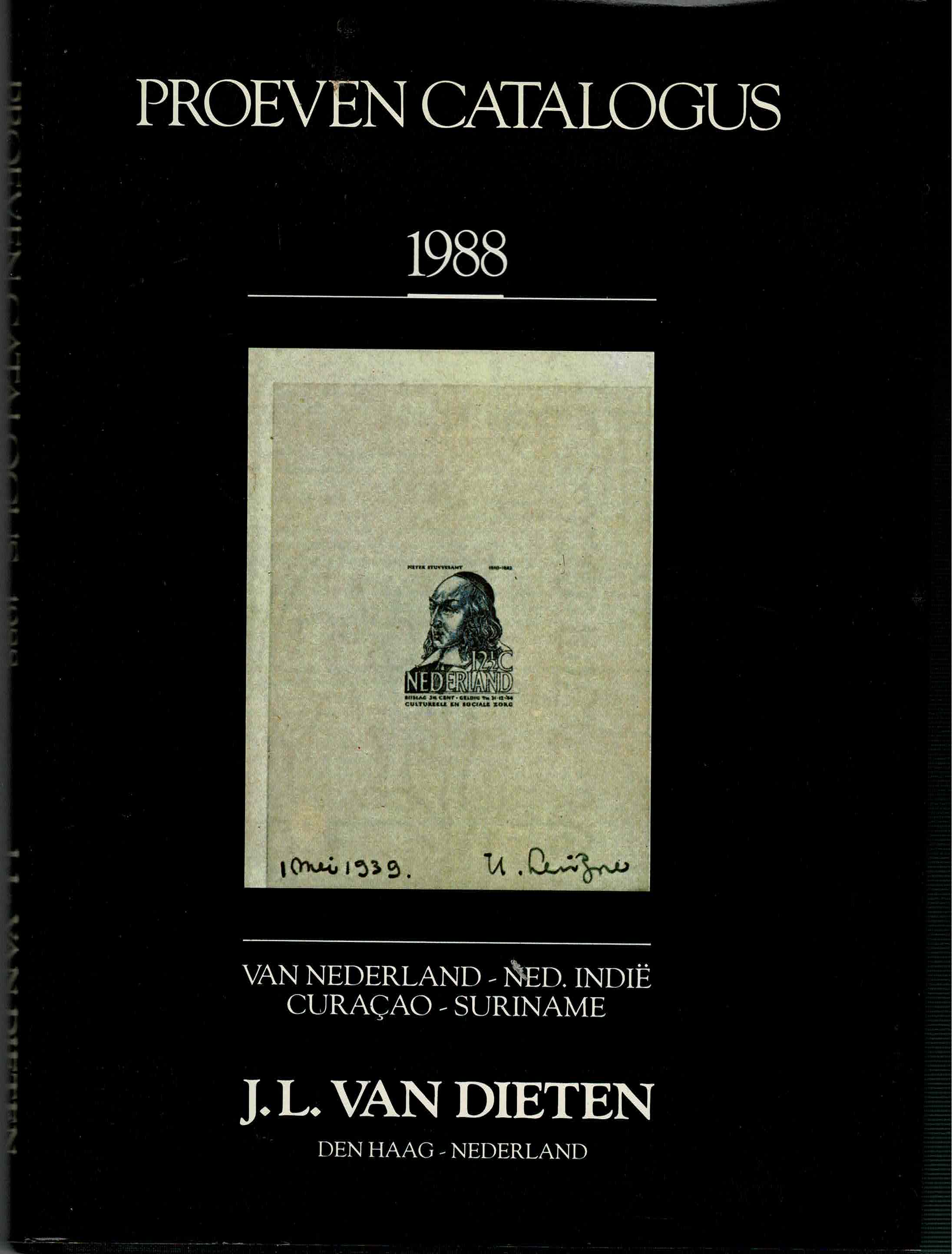 Proevenboek. Uitgave 1988 gebonden , met harde kaft.