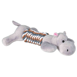 Trixie speelgoedhond met touw