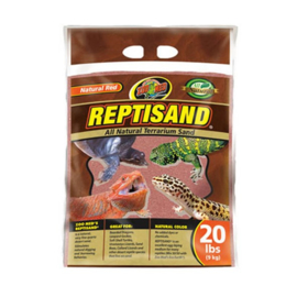 Zoomed ReptiSand - natural red