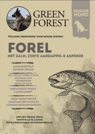 Green Forest senior - Forel met Zalm, Zoete Aardappel en Asperge