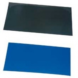 Achtergrondposter 60x30cm blauw/zwart