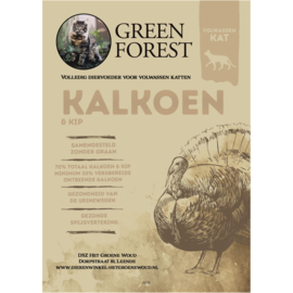 Green Forest kat - Kalkoen & Kip