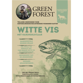 Green Forest kat sterilised - Witvis met Haringkaviaar