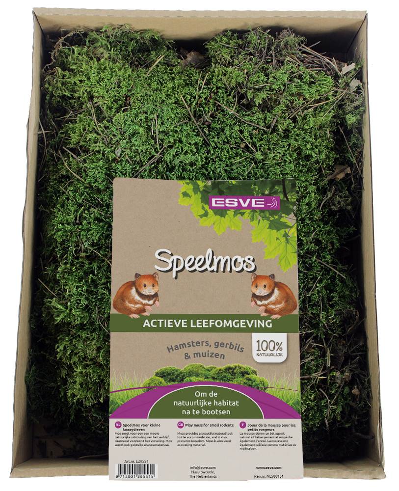 Speelmos voor knaagdieren