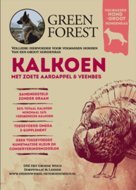 Green Forest adult large - Kalkoen met Zoete Aardappel & Veenbes
