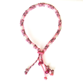 Paracord Anti-tekenband roze