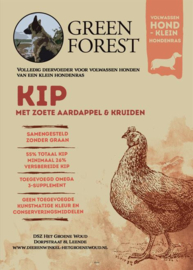 Green Forest adult small - Kip met Zoete Aardappel en Kruiden