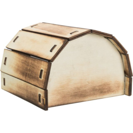 Houten huisje Mikkel