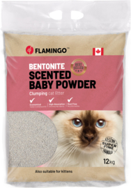 Flamingo kattenbakvulling babypowder - ECHTE CANADESE