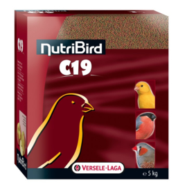 Nutribird C19 kweekpellets voor kanarie-, wildzang- en tropen