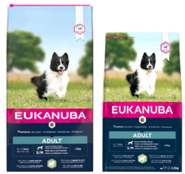 Eukanuba Adult Small&Medium Lam & Rijst, 12 kg
