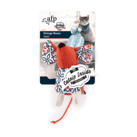 All For Paws Vintage Muis Kattenspeelgoed Infused