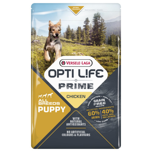 Opti Life Prime - Puppy All Breeds Kip - 2.5 kg
