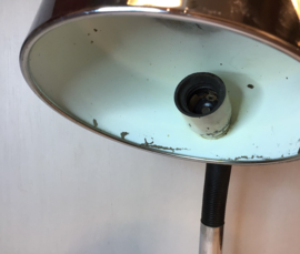 Vintage chroom bureaulamp