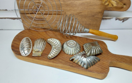 6 brocante bakvormpjes