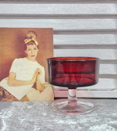 Luminarc Ruby red dessert glas