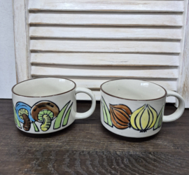 2 Vintage soepkommen