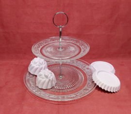 Glazen etagère