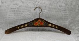 Houten kleerhanger handbeschilderd