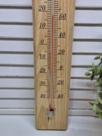 Houten thermometer