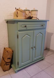 Meidenkast vintage groen