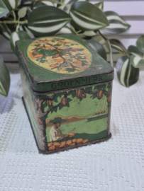 Cacao blikje van de Gruyter