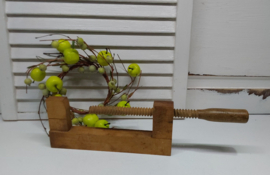 Oude houten schroefklem/lijmtang