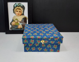 Mooie vintage stoffen doos
