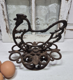 Gietijzeren eieren rekje