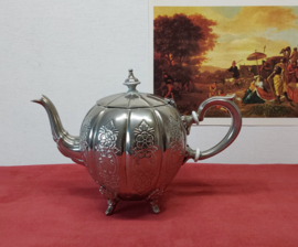 Franse theepot van tin