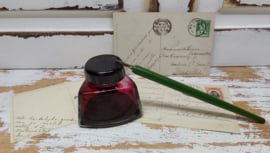 Talens inktpot met kroonpennetje