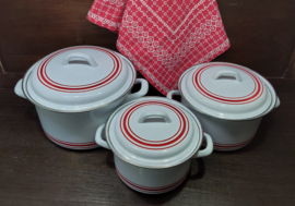 Vintage emaille pannen