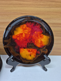 Retro 'Fat lava' gebaksbordje