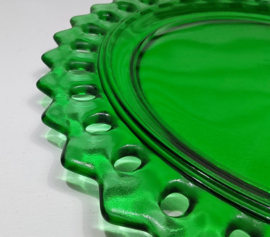 Groen glazen onderbord