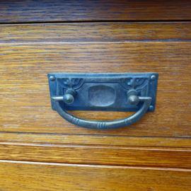 Art Deco kast van eikenhout