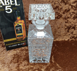 Whisky karaf van kristal