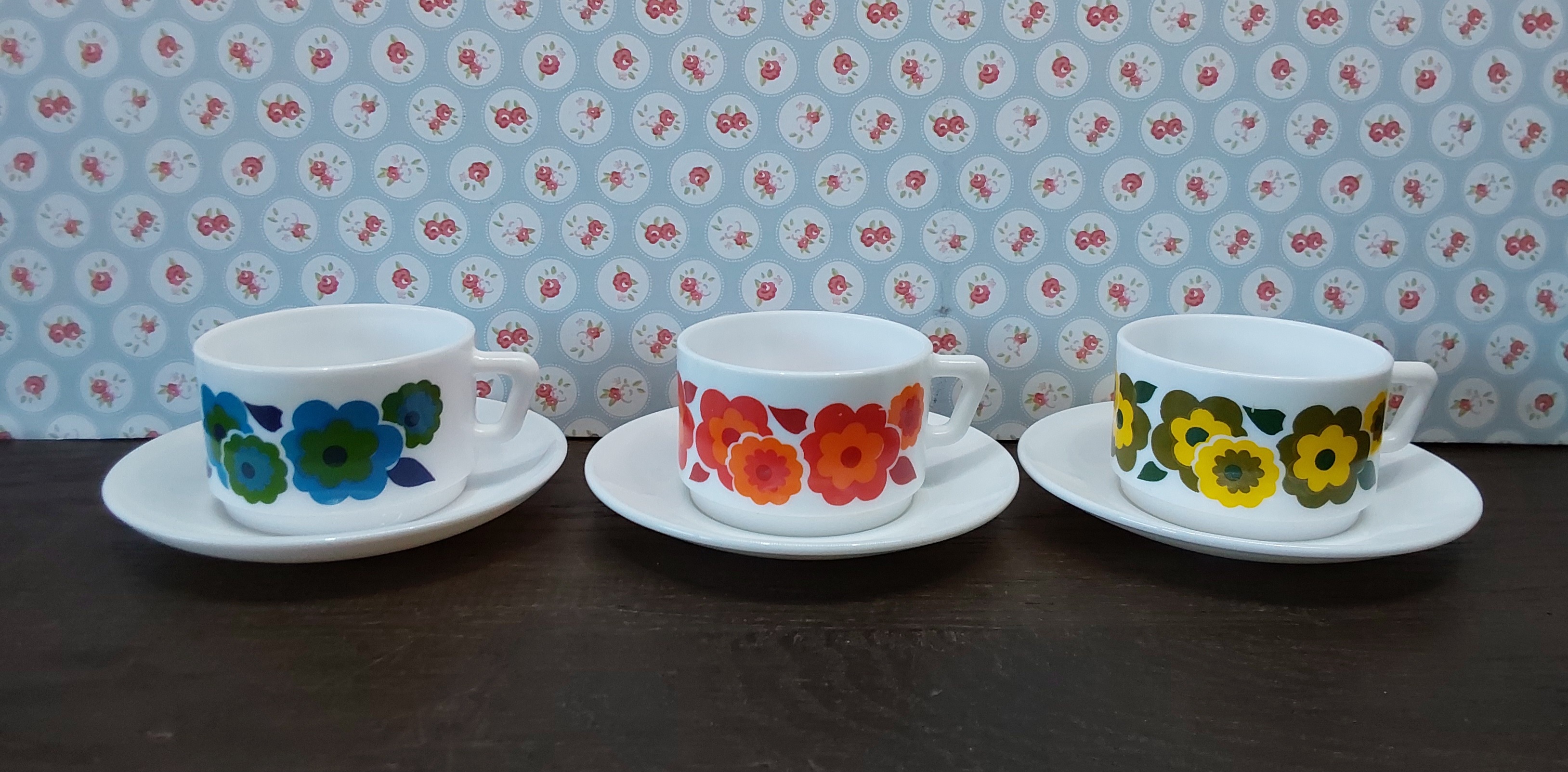 Arcopal en vintage glazen serviesgoed