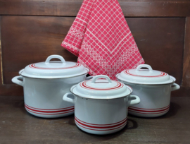 Vintage emaille pannen