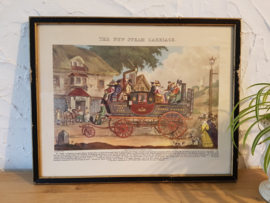 Aquatint The New Steam Carriage 1817
