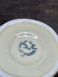 Theepot en melkkannetje Barbotine