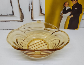 Geel persglas schaal