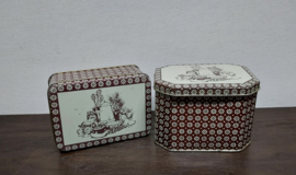 2 vintage blikjes