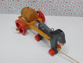 Vintage houten trekspeeltje